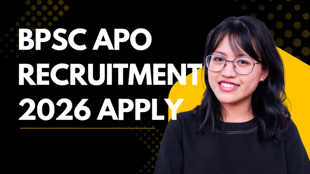 BPSC APO Recruitment 2026